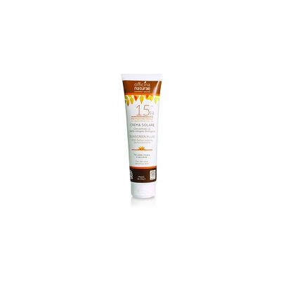 Crema solar SPF 15 protección media 125 ml de crema - Officina Naturae Crema solar SPF 15 protección media 125 ml de crema - Officina Naturae