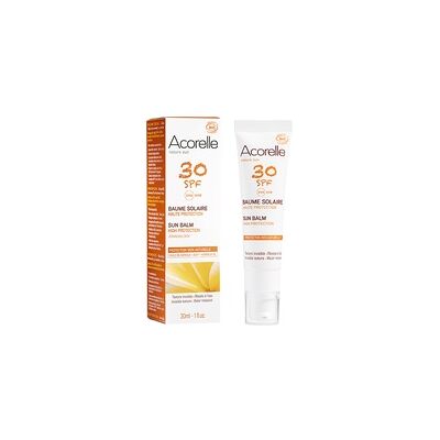 Bálsamo Solar Facial SPF 30 Bio 30 ml Acorelle Bálsamo Solar Facial SPF 30 Bio 30 ml Acorelle