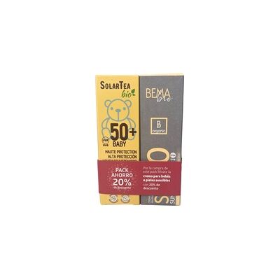 Pack regalo spray solar protección SPF50 + crema solar multi-protección SPF50 100 ml + 50 ml - Bema SolarTea Pack regalo spray solar protección SPF50 + crema solar multi-protección SPF50 100 ml + 50 ml - Bema SolarTea