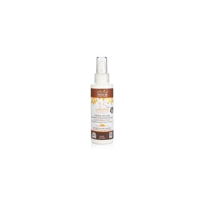 Crema solar SPF 15 Protección media - Frasco de bioplástico 100 ml de crema - Officina Naturae Crema solar SPF 15 Protección media - Frasco de bioplástico 100 ml de crema - Officina Naturae