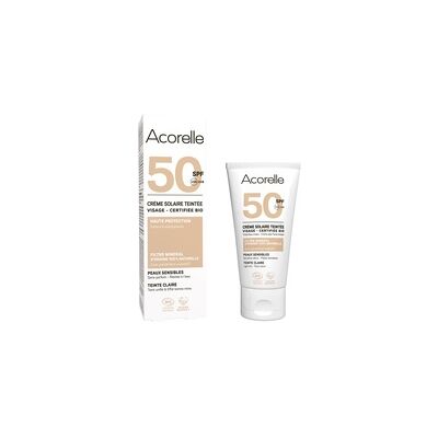 Crema solar facial tono light SPF50 50 ml de crema - Acorelle Crema solar facial tono light SPF50 50 ml de crema - Acorelle