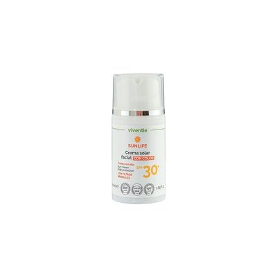 Crema Solar Facial Con Color SPF 30+ con Filtros Minerales 50 ml de crema - Viventie Crema Solar Facial Con Color SPF 30+ con Filtros Minerales 50 ml de crema - Viventie