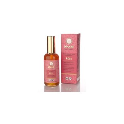 Aceite de rosas 100 ml de aceite - Khadi Aceite de rosas 100 ml de aceite - Khadi