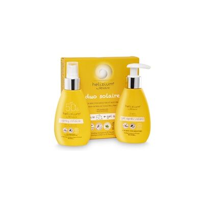 Pack protector solar SPF 50+ y gel aftersun Helixium 2x100ml Pack protector solar SPF 50+ y gel aftersun Helixium 2x100ml