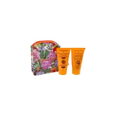 Pack bolso clutch naranja + crema solar SPF15 + aftersun 2 unidades de 75ml - L'Erbolario Pack bolso clutch naranja + crema solar SPF15 + aftersun 2 unidades de 75ml - L'Erbolario