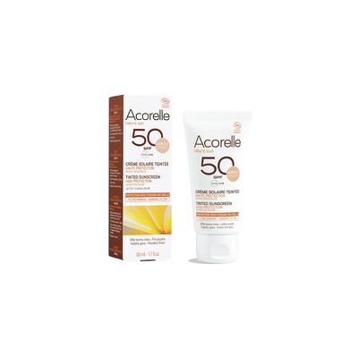 Crema Facial Color Apricot SPF50 50 ml de crema - Acorelle Crema Facial Color Apricot SPF50 50 ml de crema - Acorelle