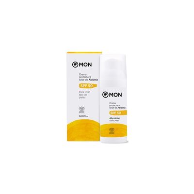 Crema protectora solar de abisinia SPF50 50 ml de crema - Mon Deconatur Crema protectora solar de abisinia SPF50 50 ml de crema - Mon Deconatur