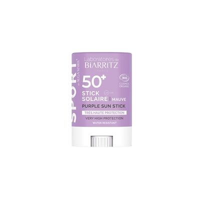 Stick solar lila SPF50+ Sport 12 g (Violeta) - Laboratoires de Biarritz Stick solar lila SPF50+ Sport 12 g (Violeta) - Laboratoires de Biarritz