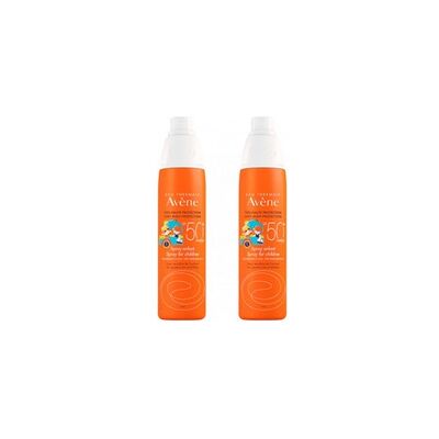 Duplo spray solar niños SPF50+ 2 unidades de 200ml - Avene Duplo spray solar niños SPF50+ 2 unidades de 200ml - Avene