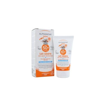 Crema solar bebés SPF50 50 g de crema - Alphanova Crema solar bebés SPF50 50 g de crema - Alphanova
