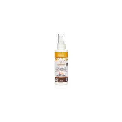 Crema solar fluida SPF 50 de alta protección para niños - Botella de bioplástico 100 ml de crema - Officina Naturae Crema solar fluida SPF 50 de alta protección para niños - Botella de bioplástico 100 ml de crema - Officina Naturae