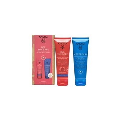 Set de protección solar Apivita SPF50 - Hidratante rostro y cuerpo, tamaño de viaje Set de protección solar Apivita SPF50 - Hidratante rostro y cuerpo, tamaño de viaje