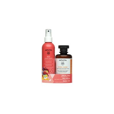 Hydra Sun Leche Infantil De Fácil Aplicación SPF50 + Champú-Gel Infantil 2 unidades - Apivita Hydra Sun Leche Infantil De Fácil Aplicación SPF50 + Champú-Gel Infantil 2 unidades - Apivita