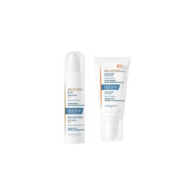 Pack Crema Ligera Skin-Lightening + Crema Ligera Melascreen UV SPF50+ 2 unidades de 50ml - Ducray Pack Crema Ligera Skin-Lightening + Crema Ligera Melascreen UV SPF50+ 2 unidades de 50ml - Ducray