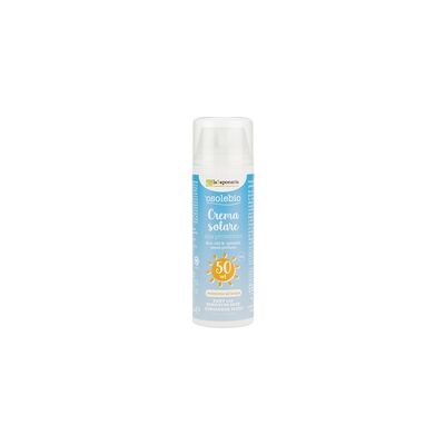 Crema solar de alta protección para niños y pieles sensibles SPF 50 sin filtros químicos 125 ml de crema - La Saponaria Crema solar de alta protección para niños y pieles sensibles SPF 50 sin filtros químicos 125 ml de crema - La Saponaria