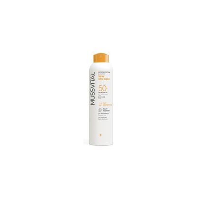 Fotoprotector spray ultra light SPF50+ 150 ml - Mussvital Fotoprotector spray ultra light SPF50+ 150 ml - Mussvital