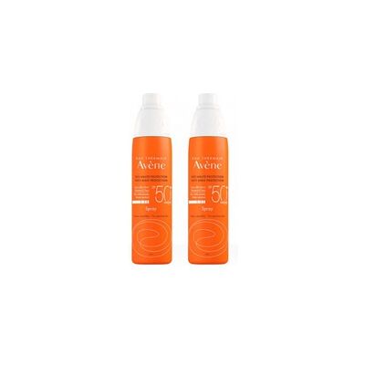 Duplo spray solar SPF50+ 2 unidades de 200ml - Avene Duplo spray solar SPF50+ 2 unidades de 200ml - Avene