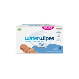 WaterWipes 5 x Toallitas bebé waterwipes biodegradable Pack 12 unidades de 60 toallitas - WaterWipes