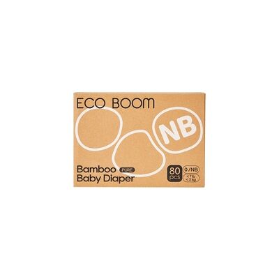 Pañales Pure nueva versión talla 0/NB menos de 3Kg 80 unidades - Eco Boom Pañales Pure nueva versión talla 0/NB menos de 3Kg 80 unidades - Eco Boom
