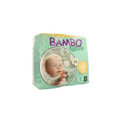 Pañales T3 Midi (5-9 Kg) ECO 33 unidades - Bambo Nature Pañales T3 Midi (5-9 Kg) ECO 33 unidades - Bambo Nature
