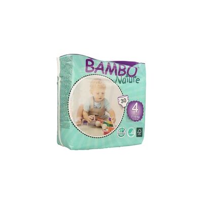 Pañales T4 Maxi (7-18 Kg) ECO 30 unidades - Bambo Nature Pañales T4 Maxi (7-18 Kg) ECO 30 unidades - Bambo Nature
