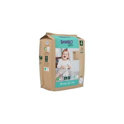 3 x Pants T4 (7-14kg) pañales braguita 20 unidades - Bambo Nature 3 x Pants T4 (7-14kg) pañales braguita 20 unidades - Bambo Nature