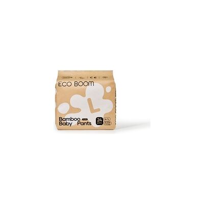 Eco Boom Pantalones de Bambú Natural - Talla 4/L 9-14kg Eco Boom Pantalones de Bambú Natural - Talla 4/L 9-14kg