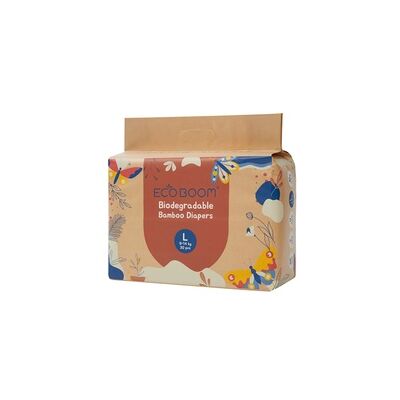 Pañales Joy Eco diurnos talla 4/L 9-14Kg 30 unidades - Eco Boom Pañales Joy Eco diurnos talla 4/L 9-14Kg 30 unidades - Eco Boom