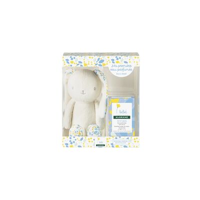 Bébé caja de conejo blanco + agua perfumada 1 unidad - Klorane Bébé caja de conejo blanco + agua perfumada 1 unidad - Klorane