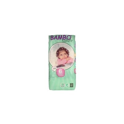 Pañales T6 Xl Plus (15-30 Kg) ECO 44 unidades - Bambo Nature Pañales T6 Xl Plus (15-30 Kg) ECO 44 unidades - Bambo Nature