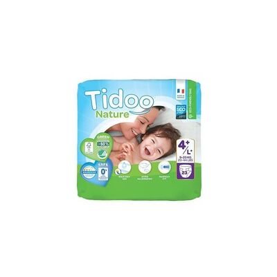 Pañales T4+ L (9-20 kg) 23 unidades - Tidoo Pañales T4+ L (9-20 kg) 23 unidades - Tidoo