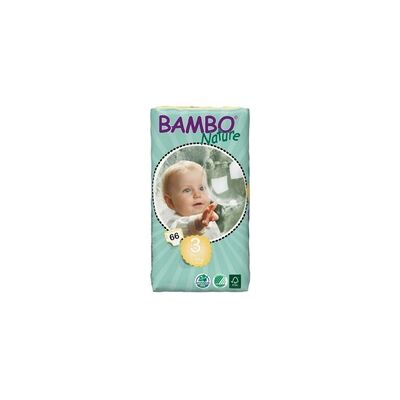 Pañales T3 (5-9 Kg) ECO 66 unidades - Bambo Nature Pañales T3 (5-9 Kg) ECO 66 unidades - Bambo Nature
