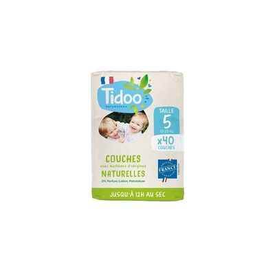 Pañales Tidoo Talla 5 XL - A prueba de fugas, Ecológicos Pañales Tidoo Talla 5 XL - A prueba de fugas, Ecológicos
