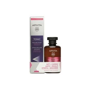 Promoción - Loción para la caída del cabello + regalo champú tonificante mujer 1 unidad - Apivita Promoción - Loción para la caída del cabello + regalo champú tonificante mujer 1 unidad - Apivita