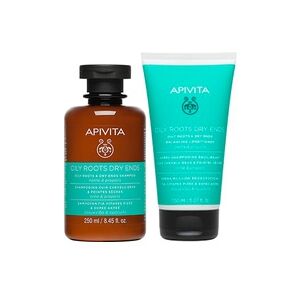 Champú + Acondicionador Raiz Grasa 250 ml + 150 ml - Apivita Champú + Acondicionador Raiz Grasa 250 ml + 150 ml - Apivita