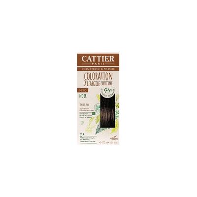 Tinte semipermanentes de arcilla blanca 1.0 negro (tubo 120 ml + mascarilla 8 ml + guantes + folleto explicativo) 1 unidad - Cattier Tinte semipermanentes de arcilla blanca 1.0 negro (tubo 120 ml + mascarilla 8 ml + guantes + folleto explicativo) 1 unidad - Cattier