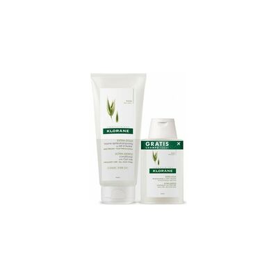 Bálsamo acondicionador 200ml + champú de leche de avena 100ml 1 unidad - Klorane Bálsamo acondicionador 200ml + champú de leche de avena 100ml 1 unidad - Klorane