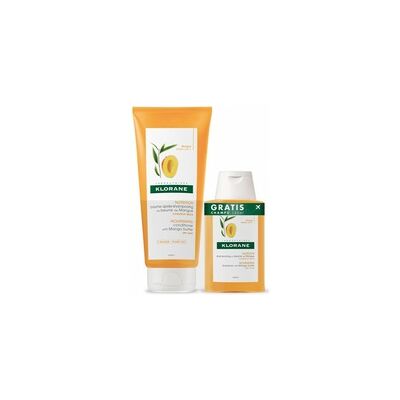 Bálsamo acondicionador 200ml + champú de mango 100ml 1 unidad - Klorane Bálsamo acondicionador 200ml + champú de mango 100ml 1 unidad - Klorane