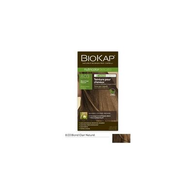 Tinte Delicato Rapid 8.03 Rubio Claro Natural 135 ml - Biokap Tinte Delicato Rapid 8.03 Rubio Claro Natural 135 ml - Biokap