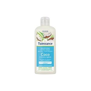 5 x Champú uso frecuente de coco y queratina vegetal 250 ml - Natessance