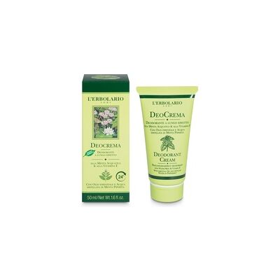 Deocream con menta acuática y vitamina E 50 ml de crema - L'Erbolario Deocream con menta acuática y vitamina E 50 ml de crema - L'Erbolario
