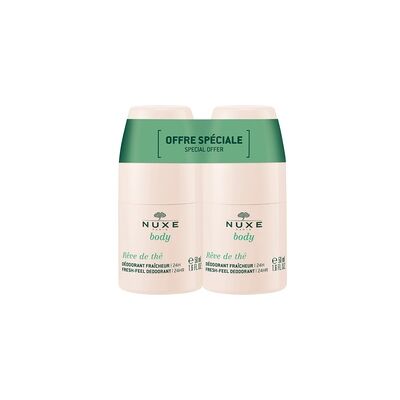 Nuxe Rêve De Thé Desodorante Frescura 24h Pack Doble Nuxe Rêve De Thé Desodorante Frescura 24h Pack Doble