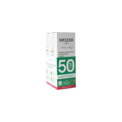 5 x Duplo pasta dentífrica vegetal 2 unidades de 75ml - Weleda 5 x Duplo pasta dentífrica vegetal 2 unidades de 75ml - Weleda
