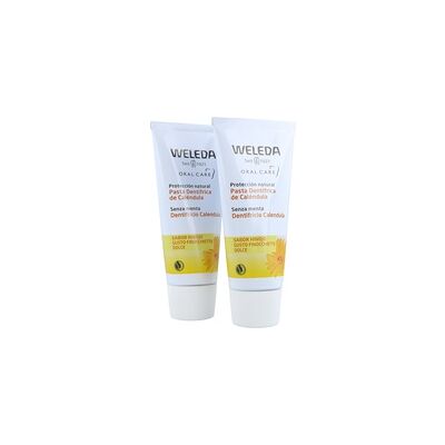 5 x Duplo Pasta Dentífrica De Caléndula 2 unidades de 75ml - Weleda 5 x Duplo Pasta Dentífrica De Caléndula 2 unidades de 75ml - Weleda