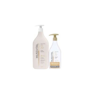 Mussvital - Dermactif Leche Gel Pack - 1000 ml - 400 ml - Pack Mussvital - Dermactif Leche Gel Pack - 1000 ml - 400 ml - Pack