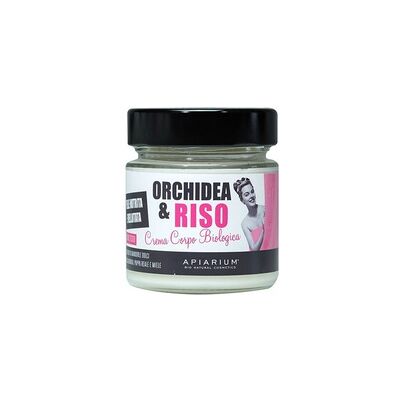 Crema Corporal Orgánica de Arroz y Orquídeas 200 ml de crema - Apiarium Crema Corporal Orgánica de Arroz y Orquídeas 200 ml de crema - Apiarium