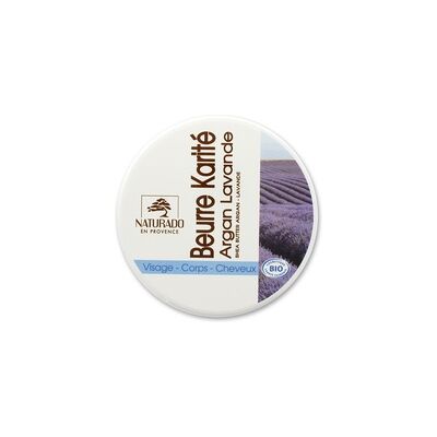 Manteca de karité argán lavanda Bio 150 ml - Naturado Manteca de karité argán lavanda Bio 150 ml - Naturado