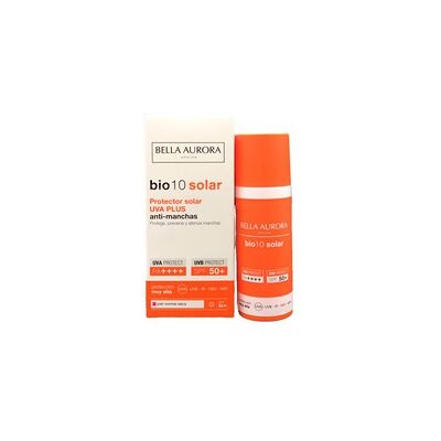 Protector solar Bio 10 anti-manchas SPF50 (piel normal-seca) 50 ml de crema - Bella Aurora Protector solar Bio 10 anti-manchas SPF50 (piel normal-seca) 50 ml de crema - Bella Aurora