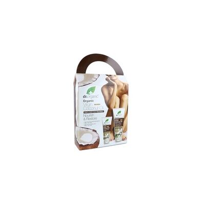 Set Aceite de Coco crema de manos + cuerpo 100 + 200 ml - Dr. Organic Set Aceite de Coco crema de manos + cuerpo 100 + 200 ml - Dr. Organic
