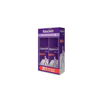 Pack duplo fisiocrem spray 2ª ud -30% 2 unidades de 150ml - Fisiocrem Pack duplo fisiocrem spray 2ª ud -30% 2 unidades de 150ml - Fisiocrem